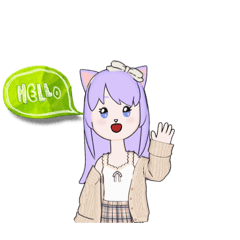 にゃんにゃんねこの女の子