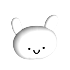 無言のしろうさぎ