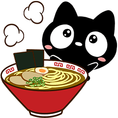 可愛い☆クロネコすたんぷ