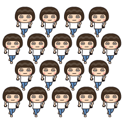 背景が動く！芋ジャージ女子軍団の夏休み２