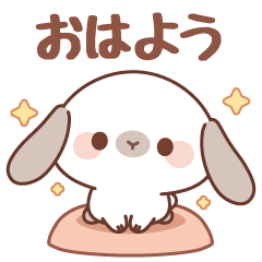 飛び出す♪垂れうさミミちゃんスタンプ