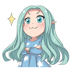 ハナ、エルフの女の子