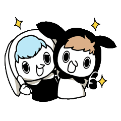 白うさ黒うさ時々モモンガ。