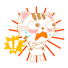 三毛ねこの日常 (にゃんこの会話文字入り)