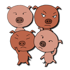 どうにも歯切れの悪いブタと良すぎるブタ