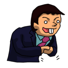 調子のイイ後輩スタンプ
