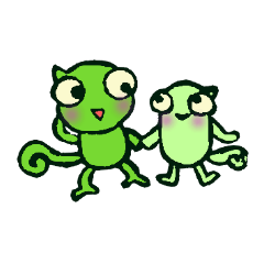 カメレオンのくる田くん