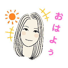 まゆのあいさつスタンプ