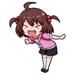 ハイテンションガールスタンプ