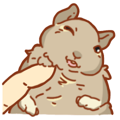 もふもふデグー