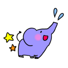 遠山さんスタンプ (ぞうさんVer.)