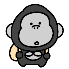 やる気が出ない☆動くシュールなミニゴリラ