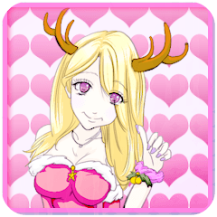 プリンセスのクリスマスストライプんご