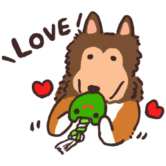 かわいいモルちゃんスタンプ第１弾