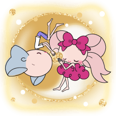 恋するリボンちゃん♡ツインレイスタンプ