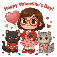 Valentine's Day with Kasunekung & Cats