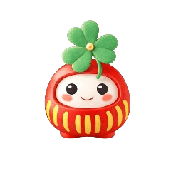 毎日つかえる　おすぴのしあわせだるま