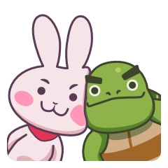うさぎ＆かめ