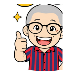 ニコニコおじさん韓国語日常スタンプ