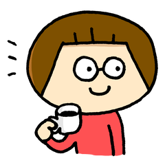 陽気なメガネの女の子（修正版）