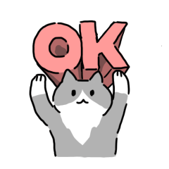 靴下猫スタンプ