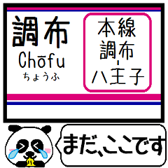 本線(調布-八王子)駅名 今まだこの駅です！