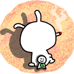 うしろうさぎとこいつ