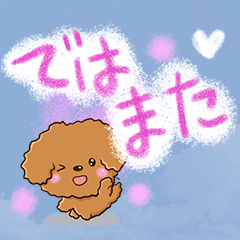 トイプードル【色鉛筆】