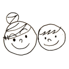 ママと子供のラブリースタンプ