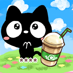 クロネコすたんぷ【色鉛筆版】カスタム