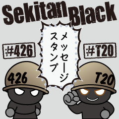 Sekitan Black メッセージスタンプ T20&426