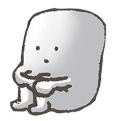 ちょっとだらしないマシュマロ