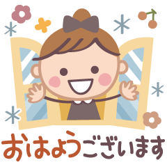 （再）＊毎日使える＊リボンの可愛い女の子