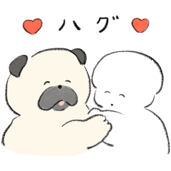 ワヌ！ワヌ！ワヌ！犬いっぱいスタンプ