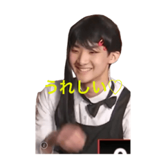 ジャンさん毛が長いスタンプ