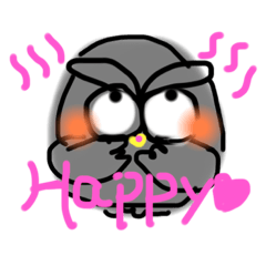 落書きフクロウ2