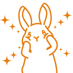 うさぎの家族に対する気持ちスタンプ