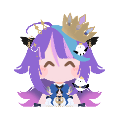 泡星月スタンプ