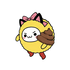 動く！思いを伝えるエビフライ猫3