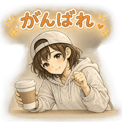 笑顔で毎日♪アウトドアスタンプ
