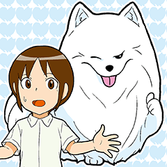 ポメラニアンと男の子