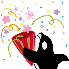 動くシャチっ子