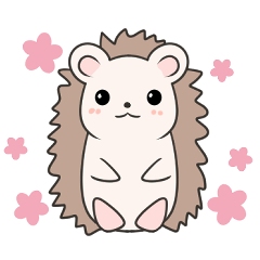 ほわほわハリネズミさん