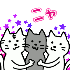 ちびにゃんトリオ(４)の楽しい毎日