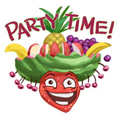 おもしろフルーツサラダ