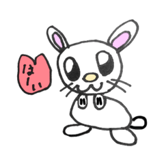 ウサギさんスタンプ！