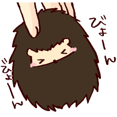ハリネズミちゃんスタンプ！