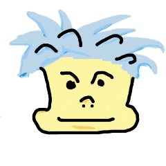 青い髪の男の子