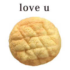 幸せ　メロンパン　と　英語　English