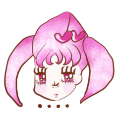 ピンクガール[少女マンガ風]スタンダード03